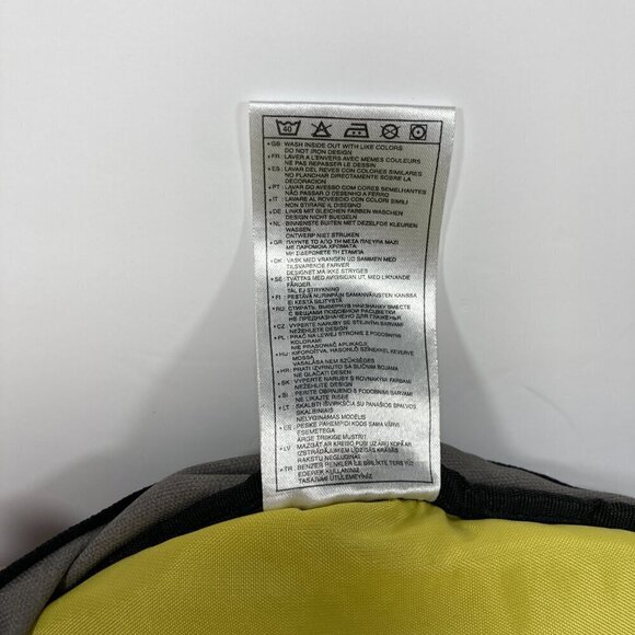 Vintage Nike ACG Backpack Outdoor Hiking Lightweight Gray Yellow - Picture 15 of 15